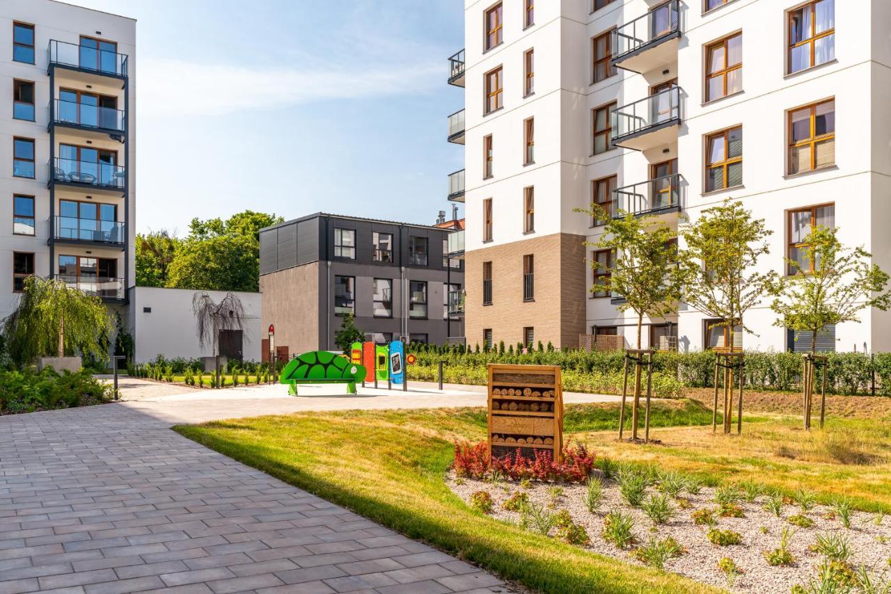 Apartamenty W Gdansku - Zajezdnia Wrzeszcz, Grudziadzka 4B Luaran gambar